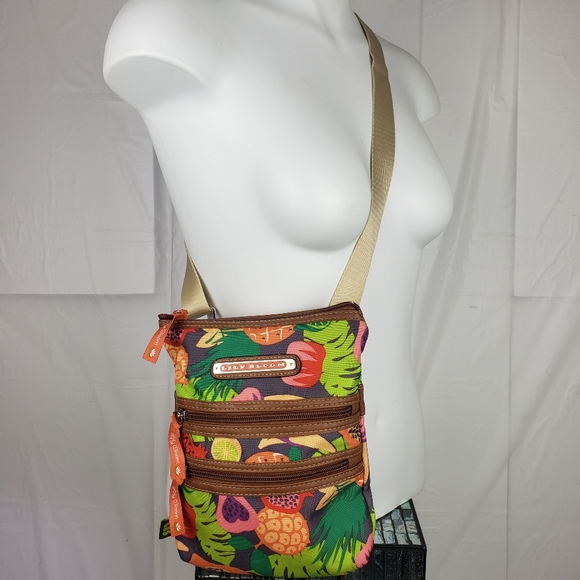 Lily Bloom Handbags - Lily Bloom crossbody handbag purse fruit purse colorful pocket zip